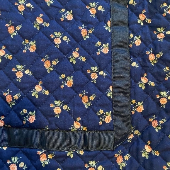 Floral Tote Bag Blue - Picture 7 of 10